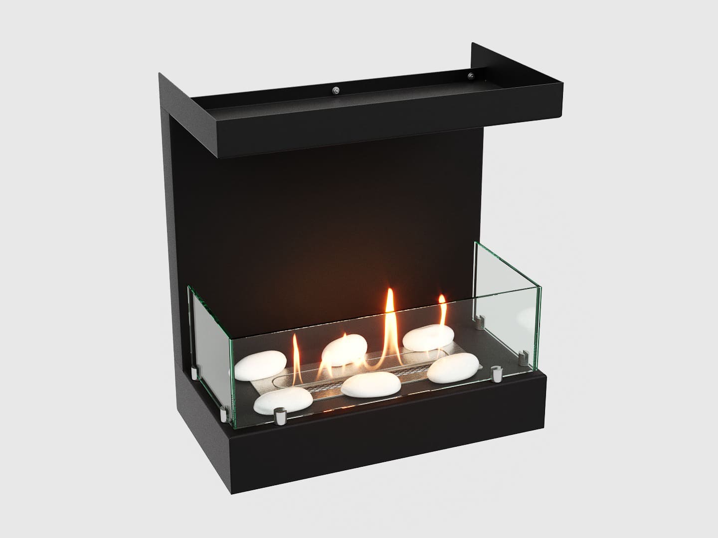 Встроенный биокамин Lux Fire Фронтальный 440 S по цене 35 090 руб.