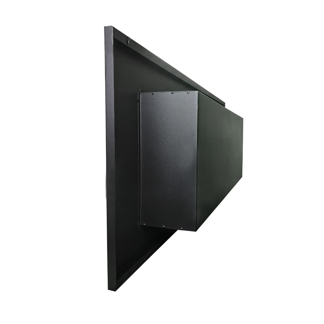 Биокамин "Русский огонь" Лофт 800V встраиваемый с декоративным стеклом (стемалитом) по цене 25 100 руб.