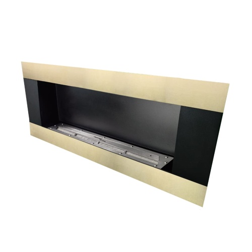 Биокамин "Русский огонь" Голд 1200V встраиваемый с защитным и декоративным стеклом