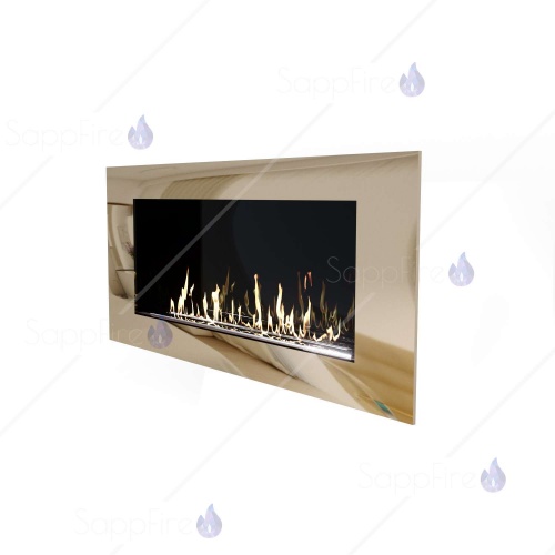 Встраиваемый биокамин / очаг Mercury 900 Chrome (SappFire)