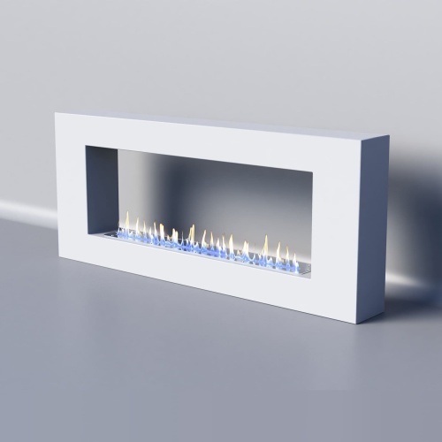 Биокамин "Русский огонь" Холл 1200 настольный белый