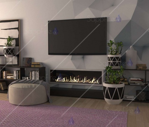 Биокамин Venera 1000 шлифованный SappFire