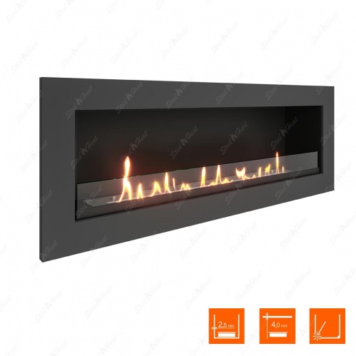 Биокамин SteelHeat ONE 1100 XL стекло