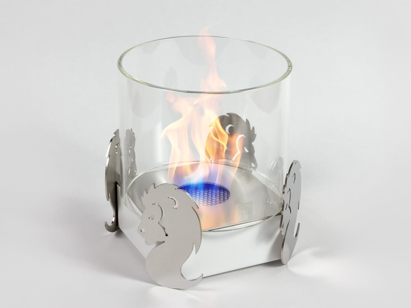 Настольный биокамин Lux Fire "Лев" Белый по цене 15 000 руб.