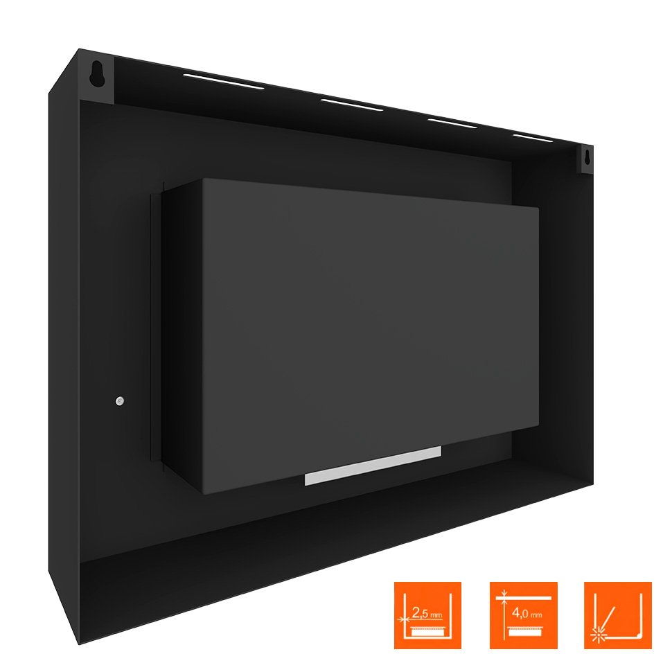 Биокамин SteelHeat WALL GRAND 900 LITE черный, стемалит по цене 30 765 руб.