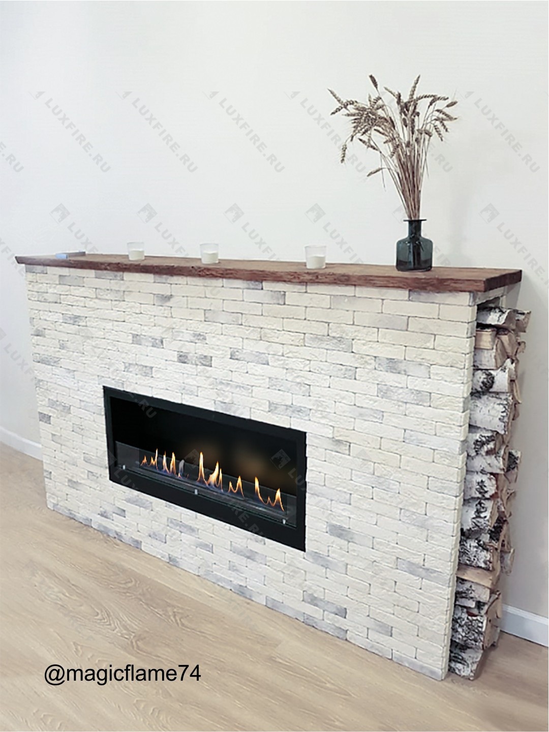 Встроенный биокамин Lux Fire Кабинет 1130 S по цене 60 390 руб.