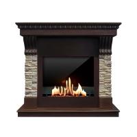 Биокамин в портале SteelHeat Marsel, стекло, стемалит