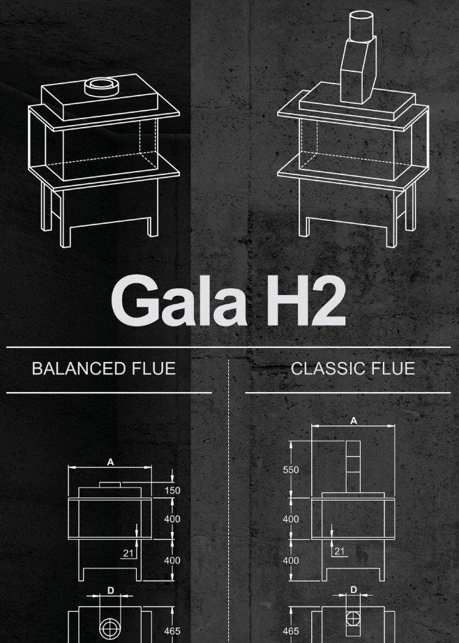 
Газовая топка Vero Design GA 4 H2
