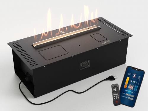 Автоматический биокамин Lux Fire Smart Flame 600 RC Black