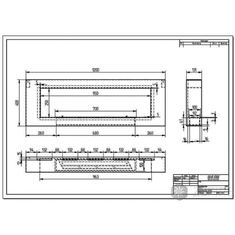 Биокамин ZeFire Orion 1200 по цене 38 900 руб.