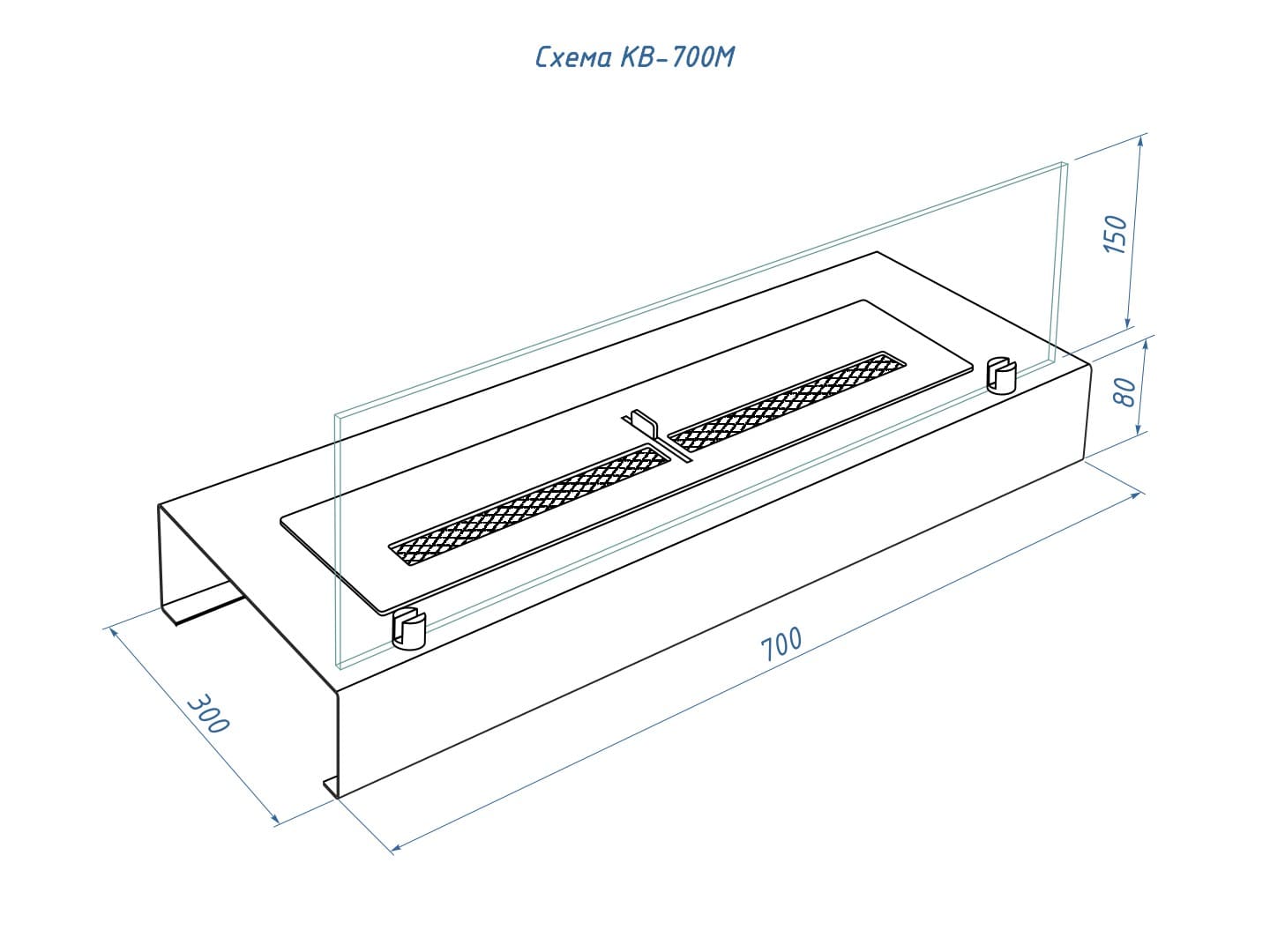 Каминная вставка Lux Fire 700 M по цене 40 777 руб.