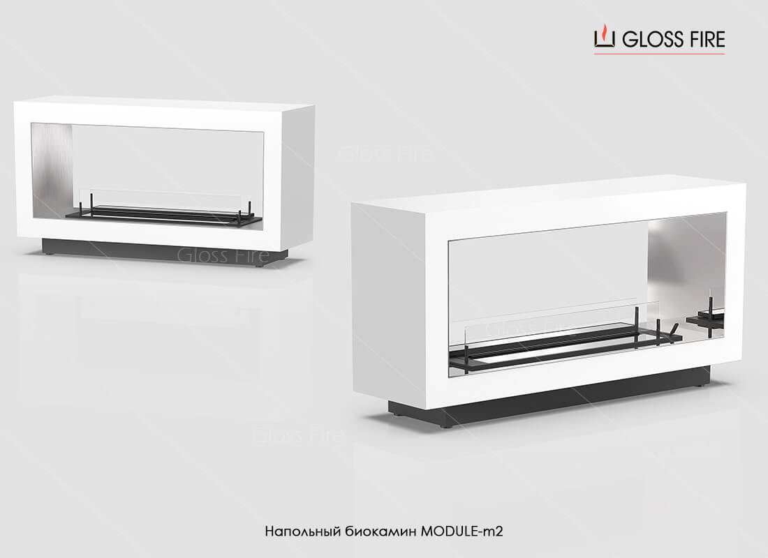 Напольный биокамин Module-m2 по цене 126 100 руб.