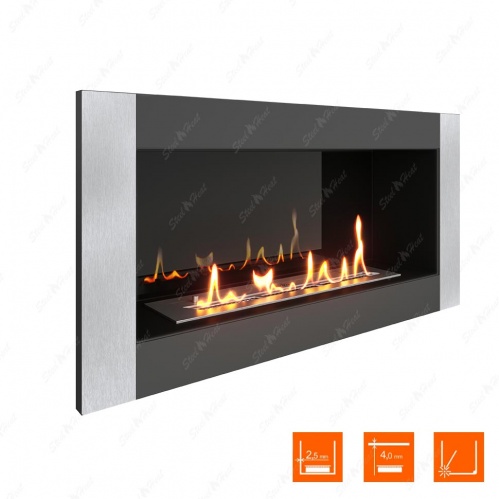 Биокамин SteelHeat ONE-V 800 стемалит