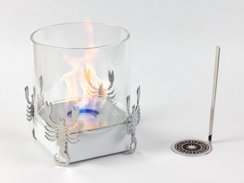 Настольный биокамин Lux Fire Зодиак "Скорпион" Белый