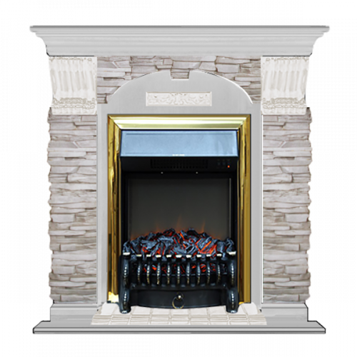 Арочный Мисхор (беленый дуб)+Fobos Brass