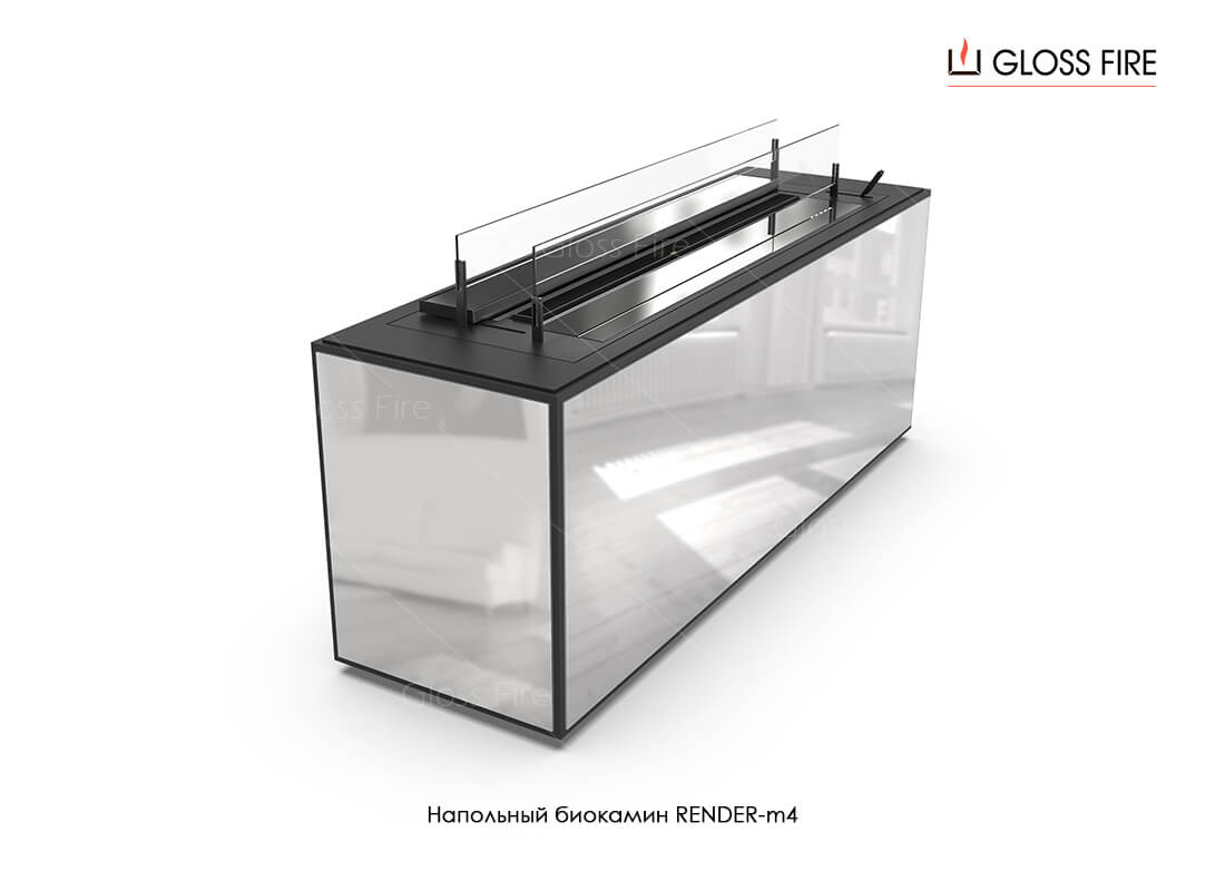 Напольный биокамин Render-m4 по цене 117 700 руб.