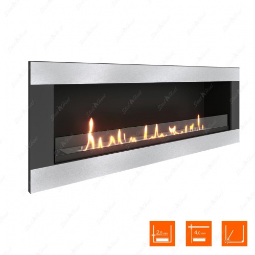 Биокамин SteelHeat ONE-H 1100 XL стекло