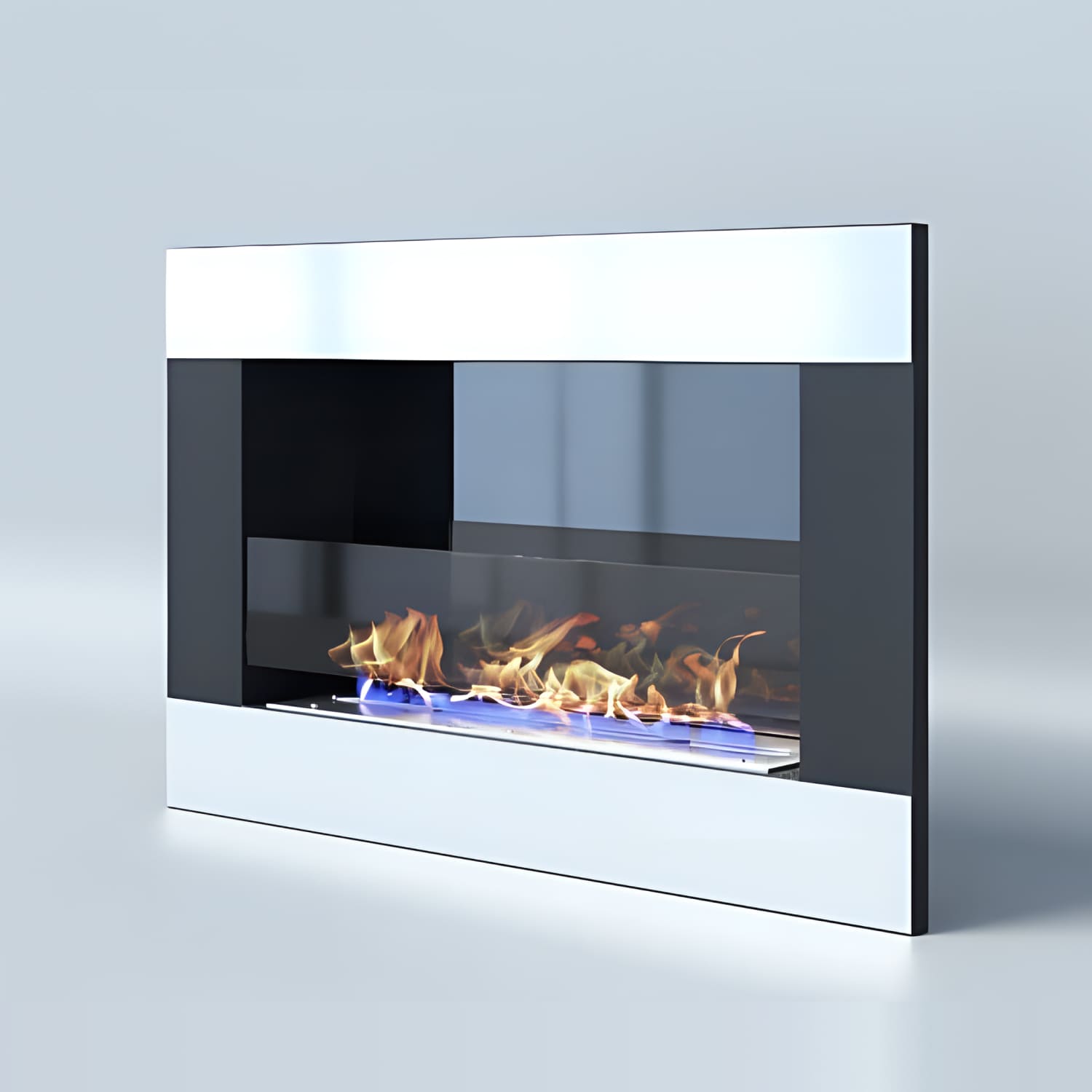 Биокамин "Русский огонь" Модерн 800V встраиваемый (высота 500мм.) с защитным и декоративным стеклом по цене 36 550 руб.