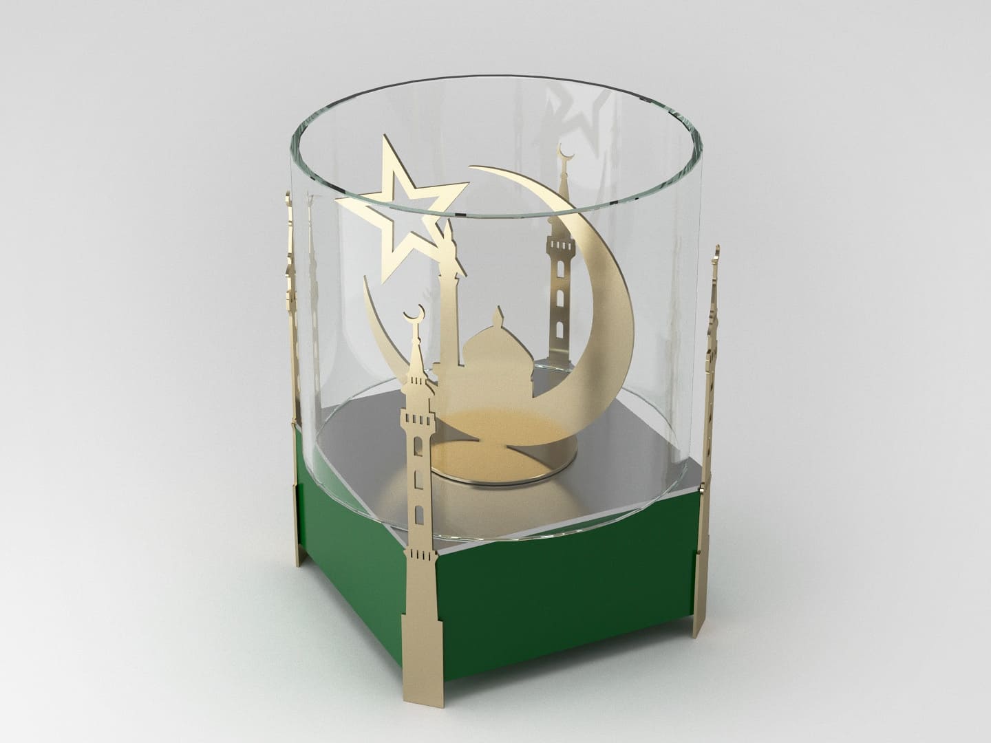 Биокамин настольный Lux Fire "Мечеть" М по цене 14 030 руб.