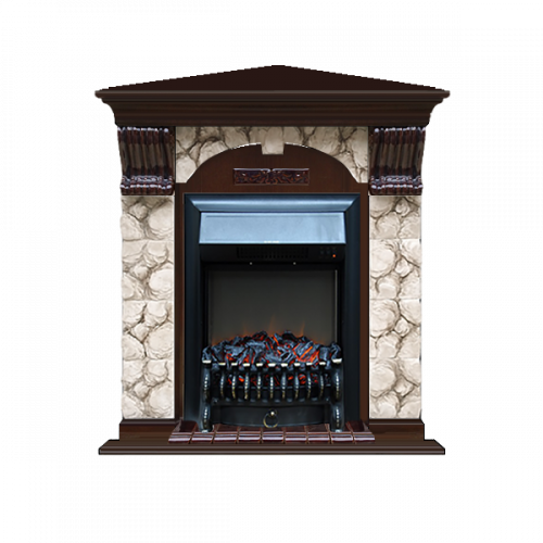 Арочный Карелия угловой (дуб)+Fobos Black