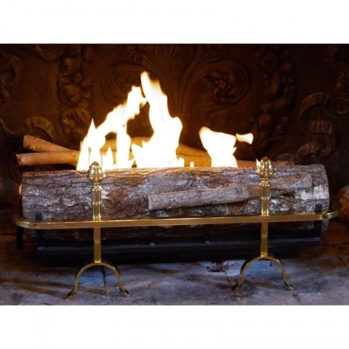 Каминная вставка Биокамин Chateau de Changy Colisee Laiton