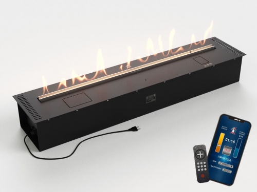 Автоматический биокамин Lux Fire Smart Flame 1300 RC Black