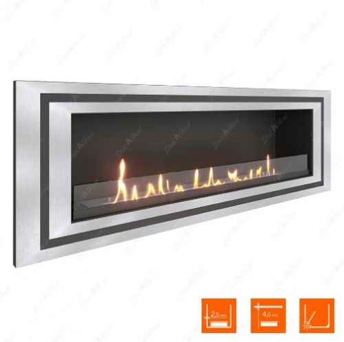 Биокамин SteelHeat GRAND-D 1500 XL стекло