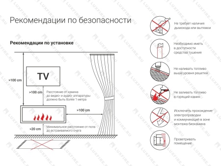 Портальный биокамин Lux Fire "Фаер Бокс 1 - 30" по цене 60 390 руб.