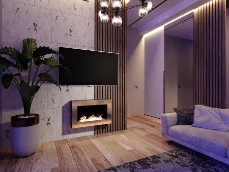 Биокамин "Русский огонь" Барокко 800N настенный (высота 500мм.) по цене 33 300 руб.