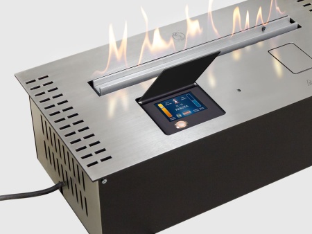 Автоматический биокамин Lux Fire Smart Flame 1300 RC INOX по цене 450 560 руб.