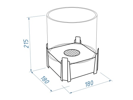 Настольный биокамин Lux Fire Зодиак "Овен" Белый по цене 15 000 руб.