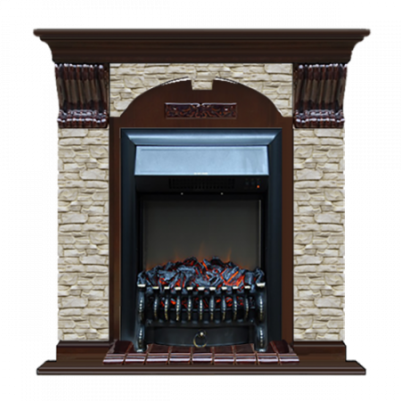 Арочный Грот однотонный (дуб)+Fobos Black